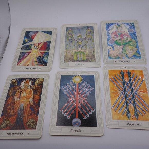 Aleister Crowley Thoth Tarot Deck In Small Card Size Complete 80-Card Tarot Deck - Picture 12 of 16